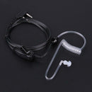 2 Pin Headset Flexible Acoustic Tube PTT MIC Earpiece Earphone for Baofeng