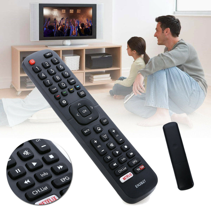 Smart TV Remote EN2B27 Replacement For Hisense RC3394402/01 3139 238 29621