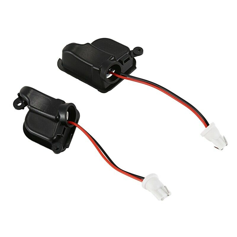 2X 6500K White Led Under Side Mirror Light Puddle Lamp For Skoda Octavia Mk