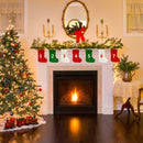 24PCS 7" Christmas Mini Stockings digital Countdown Stock Candy Storage Stocking
