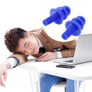1 Pair Silicone Ear Plugs Anti Noise Snore Earplugs Soft For Study Sleep Travel