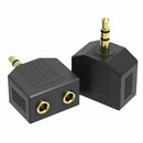 Headphone Y Splitter 3.5mm Jack Plug Audio AUX Cable Earphone Auxiliary-Ada C9G2