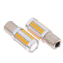2x 1156 BA15S P21W 33 SMD LED Daytime Running Light Yellow Bulb Super Bright Kw