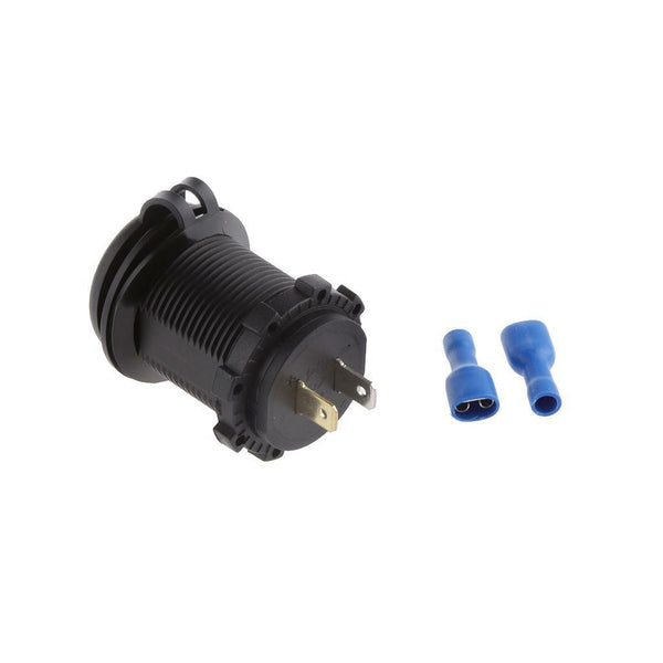 12V-24V 3.1A Red LED Dual USB Port Car Charger Power Adaptor Socket