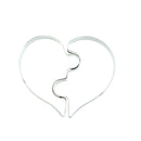 2x Love Puzzle Metal Cutter Mold For DIY Wedding Cake Cookie Pastry Bake Tool3C