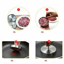 Stainless Steel Hamburger Patties Mold Maker Hand Operated Burger Press Kit