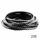 20M Seal Strip Carbon Fiber Rubber Car Door Guard Protector Edge U Shape Trim