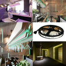 150 SMD LED Strip Light 5050 RGB 5m w/ Multicolor Remote Control f. Xmas Decor