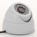 1200TVL 3.6mm 24LED Waterproof Security IR Night Vision CCTV Camera (White) A