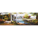 5D DIY Full Drill Diamond Painting Village River Cross Stitch Embroidery