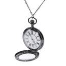 Large new quartz pocket watch Fashion trend Roman scale design magic glass  J9N3