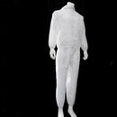 Resuable Coveralls Painters Protective Overall Boiler Suit Lab Coat White XL