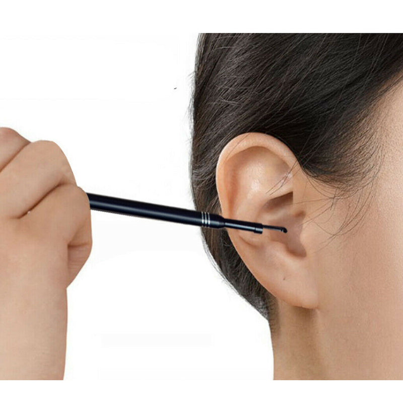 2 in 1 Visual Ear Scoop Ear Borescope 5.5mm Lens 6 LED Adjustable 0.3MP