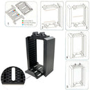 Black Color Game Disk Tower Vertical Stand for Ps4 Dualshock Controller Cha