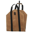 Canvas Firewood Log Carrier Tote Carrying Bag Sturdy Fire Wood Holder with