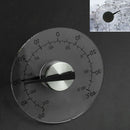 Circular Transparent Outdoor Window Thermometer Temperature Weather Station