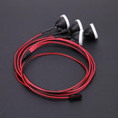 4pcs RC Car Round LED Light with Cover Vehicle Lamp Part for 1/10 Traxxas