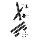 ibcccndc Brand Eyes Liner Liquid Make Up Pencil Waterproof Black Double-End O4N3