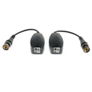 2Pieces Passive UTP BNC Video Pigtail Balun Transceiver Anti-interference