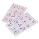 120pcs/lot thank you Flower Seal Stickers Birthday Cookie Cake Gift DIY LabeME