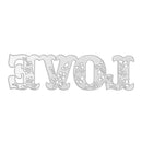 Love Cutting Dies Stencils Scrapbook Embossing DIY Craft Album Card Gifts A