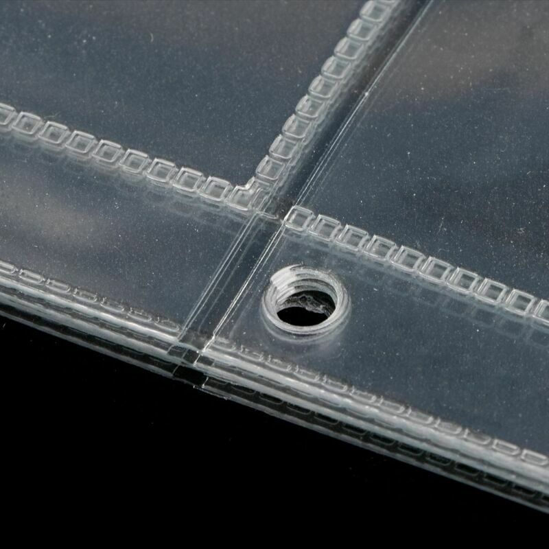 1 Sheet 4 Pockets Album Pages Money Bill Note Currency Holder Storage Collection