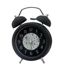 Twin Bell Alarm Clock Loud Retro Alarm Clock Quartz Operated with Nightlight