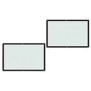 2 Packs 60'' 16:9 Pull Down Projection Projector Screen