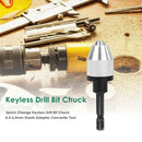 Aluminum Quick Change Keyless Drill Bit Chuck 0.3-6.5mm Shank Adapter Converter