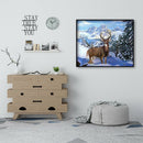 Deer 5D DIY Full Round Diamond Painting Cartoon Animal Mosaic Beadwork Kits