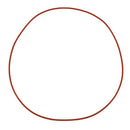 190 mm ODD 2.5 mm Thickness Red Silicone O Ring Oil Seal ring