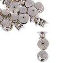 100Pcs/set  LOW PROFILE Locking Pin Backs Keepers for all Pin Post Pins FT