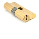 75MM 37.5/37.5 Brass Key Cylinders Door Lock Barrel High Security Anti SnapLock^