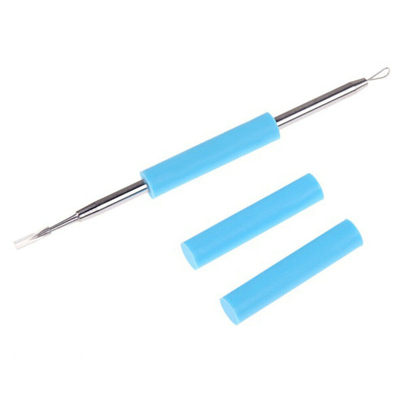 Blackhead Cleaning Skin Care Blemish Face Pimple Tools Blue Acne Remover Needle