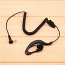 Black 2.5mm G-Hook Interphone Earpiece Earphone Walkie Talkie Single Ear He