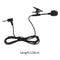 Mini Wired 3.5mm Jack Collar Lapel Clip-on Teaching Speech Guide Microphone