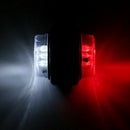 2pcs 12 LED Side Outline Stalk Marker Lights Lamp Trailer TSEAU