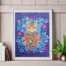 5D DIY Special Shaped Diamond Painting Flowers Cat Cross Stitch Embroidery