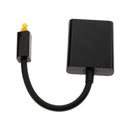 1 in 2 Out Toslink Digital Optical Audio Y-Splitter Connector Fiber Optic