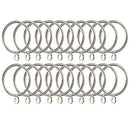 40 Pack Curtain Rings, 38mm Internal Diameter iron Curtains Rings Hanging R R3N8