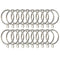 40 Pack Curtain Rings, 38mm Internal Diameter iron Curtains Rings Hanging R R3N8