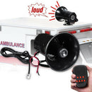6 Sounds Car Alarm Handheld Megaphone Siren Horn PA Speaker Mic System Kit 12V