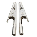 Stainless Steel Alligator Crocodile Test Clips Cable Lead Screw Probe Fixing New