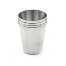 4X Camping / Travel Stainless Steel Shot Glass Set OZ