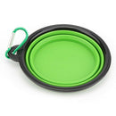 2pcs Portable Silicone Collapsible Bowl for Pet Cat Dog Food Water Feeding
