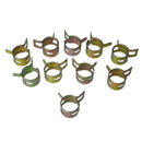 30Pcs 11/8/13mm Spring Band Type Fuel Vacuum Hose Silicone Pipe Tube Clamp  O1W4