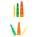 6Pcs Elastic Threader Orange Yellow Green Wear Elastic Band Sewing Hand Tool