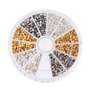 1box DIY Mixed Color Crimp Beads Gift Jewelry Making Charms Brass Tube Smooth