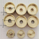 3pcs 16mm Diameter Trumpet Valve Finger Buttons with Screws Cover Brass