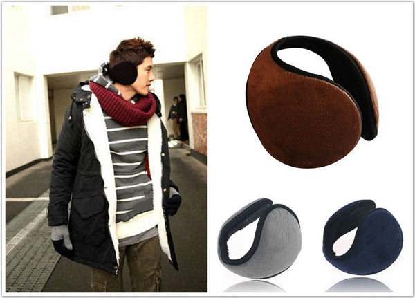 Ear Muffs Fleece Earwarmer Winter Ear warmer Men Women Behind the Head LJ
